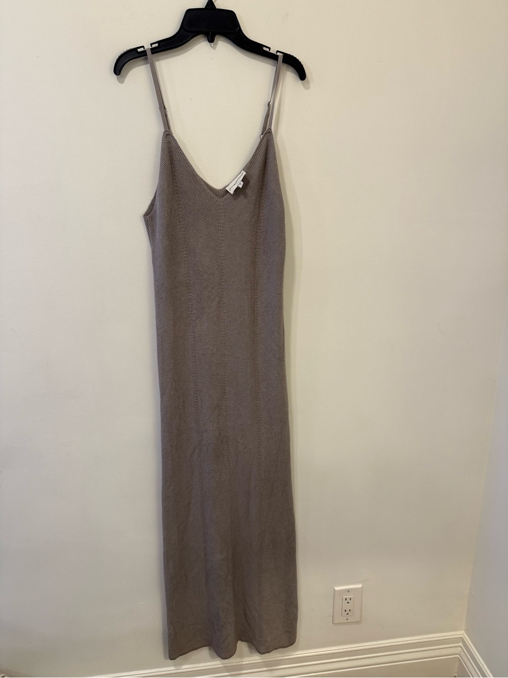 Freshman 1996 Taupe Spaghetti Strap Maxi Dress #Lux-W